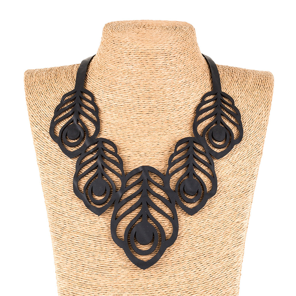 Peacock Feather Necklace