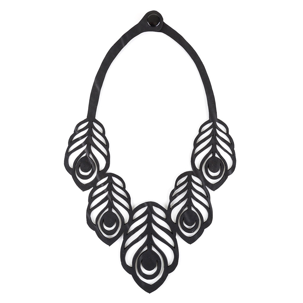 Peacock Feather Necklace