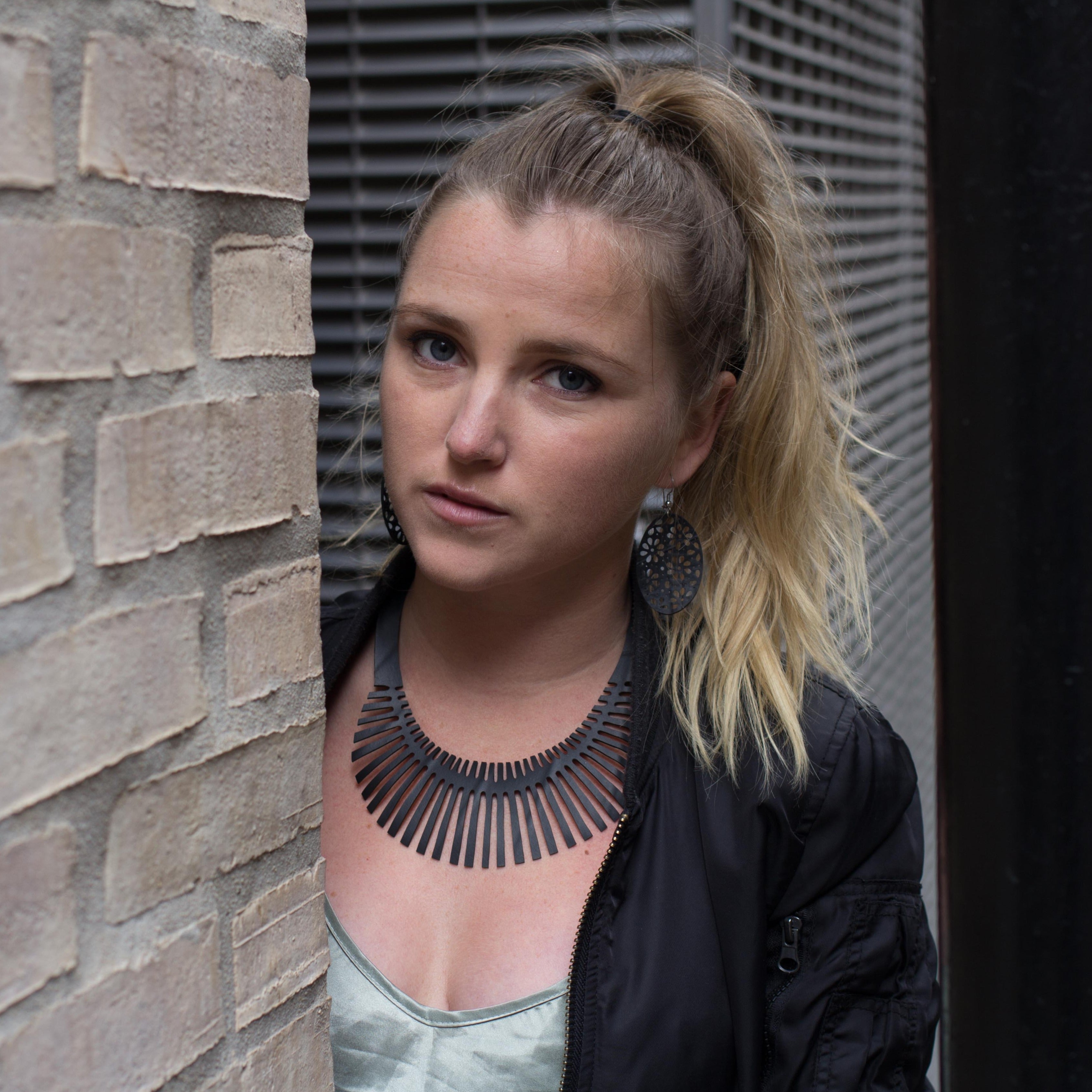 Fishbone Inner Tube Necklace