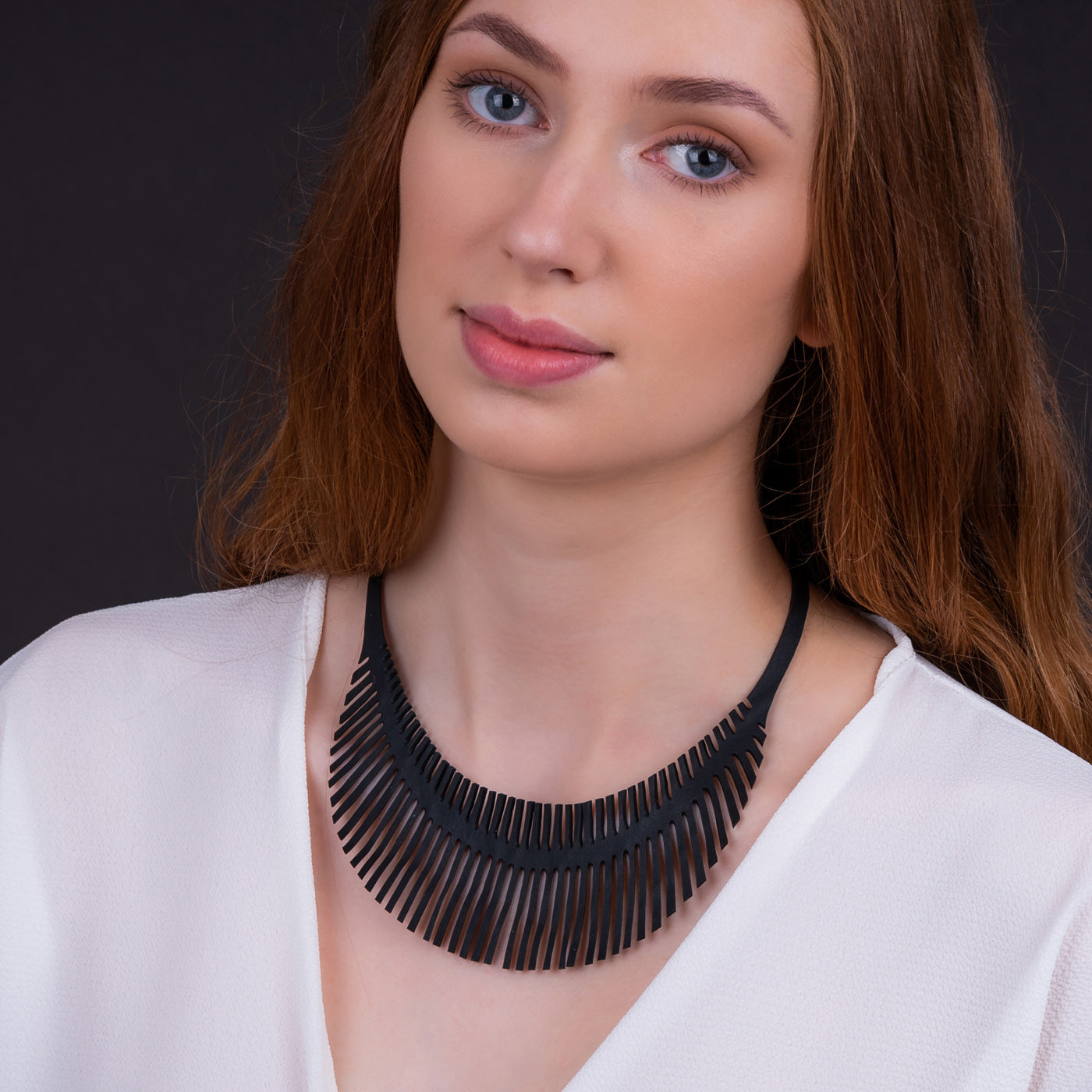 Fishbone Inner Tube Necklace